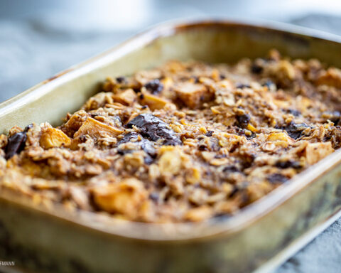 Easy Vegan Flapjack Pudding Rezept