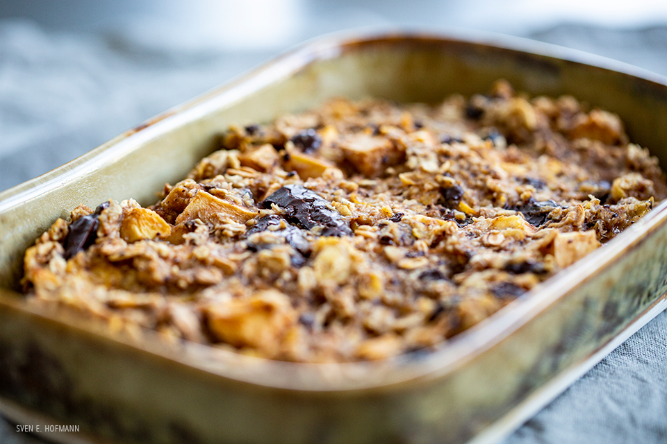 Easy Vegan Flapjack Pudding Rezept