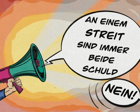 An einem Streit sind immer beide Schuld, ein Essay von S.E.Hofmann